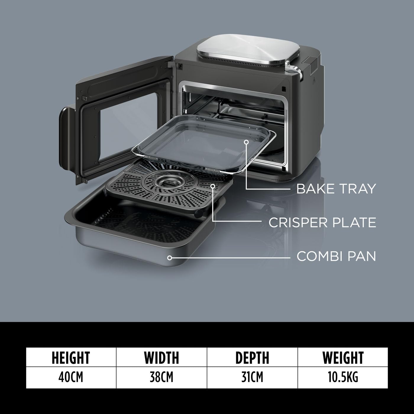 Ninja Combi 12-In-1 Multi-Cooker, Oven & Air Fryer, 12 Cooking Functions, Make 15 Minute